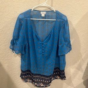 Liz Claiborne Blue Blouse